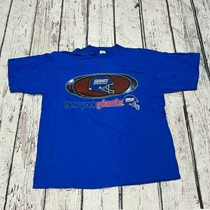 Vintage New York Giants NFL Football Logo 7 Sports Crewneck Tshirt